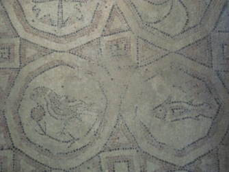 Mosaic pavement - a detail
